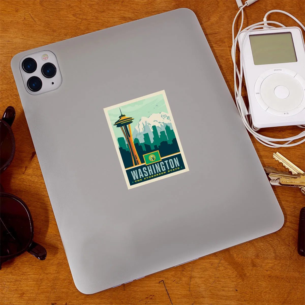 50 States US Travel Vinyl Sticker Set