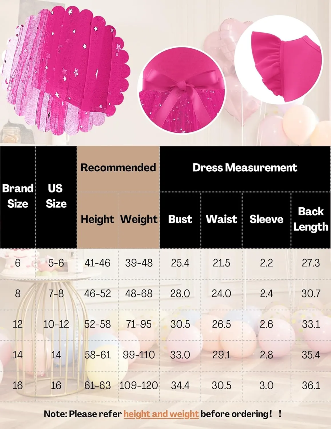Arshiner Girls Dresses One Shoulder Ruffle Formal Tulle Dress