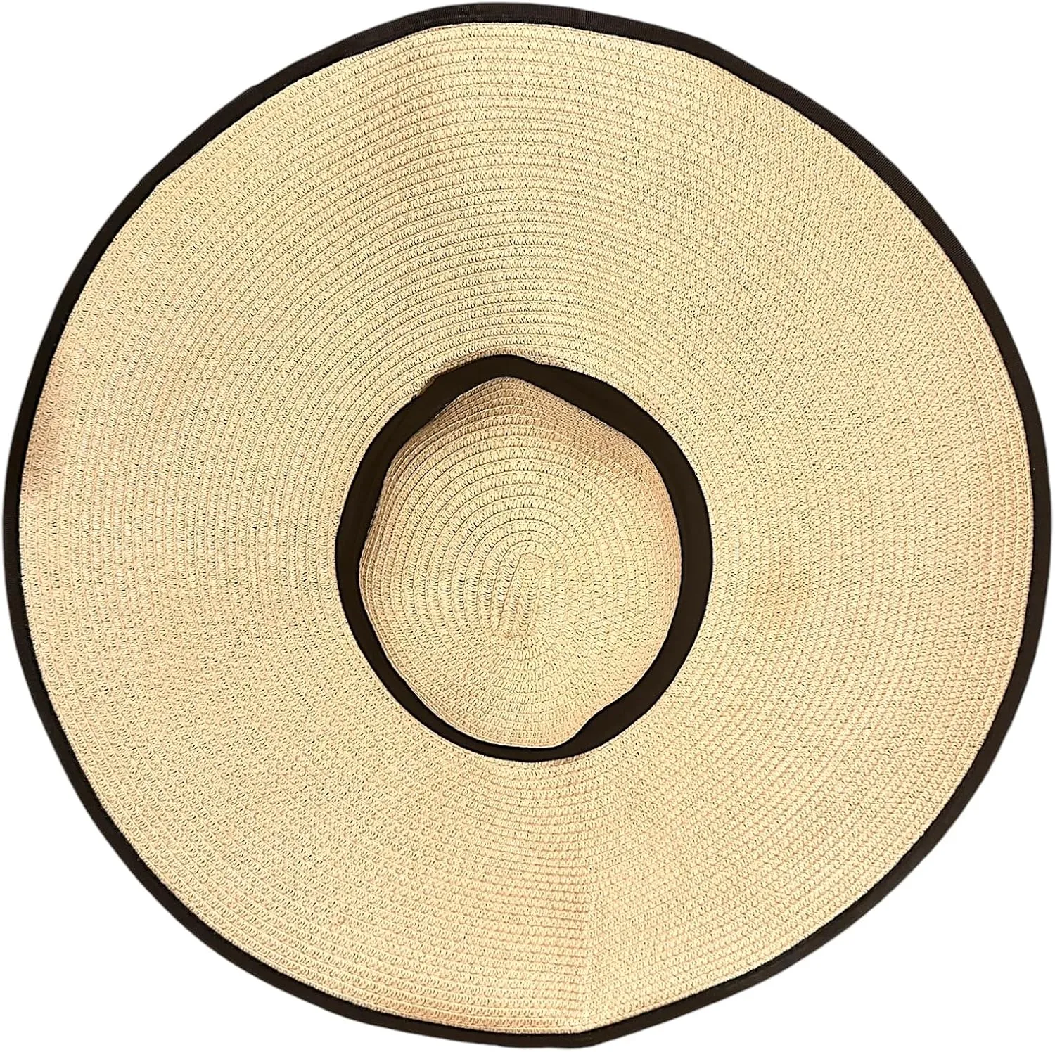 Flex Beach Sun Hat for Women Satin-Lined Rollable Removable Chin Strap UPF50 Big-Head Friendly with Travel Bag