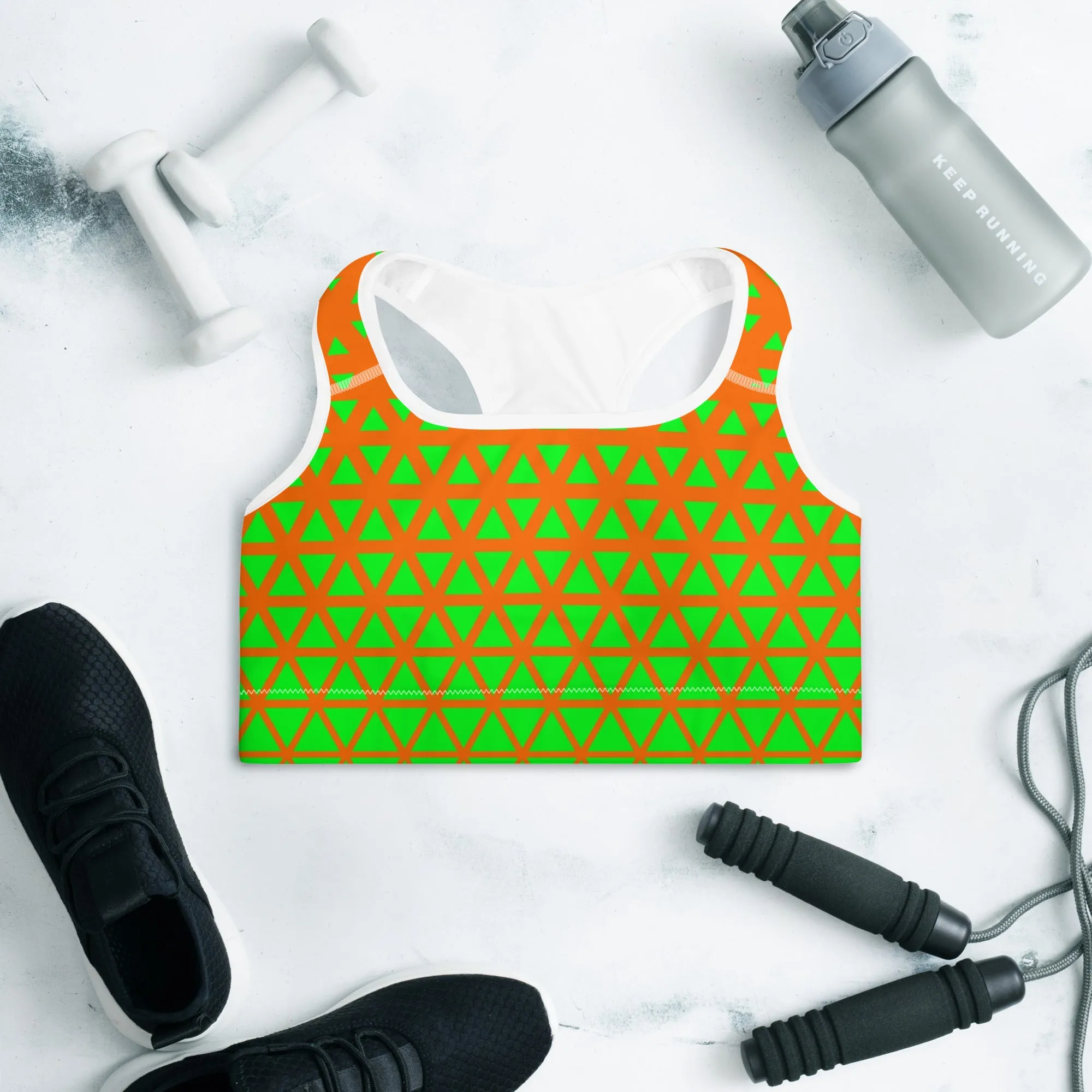Lemon and Lime - Padded Sports Bra