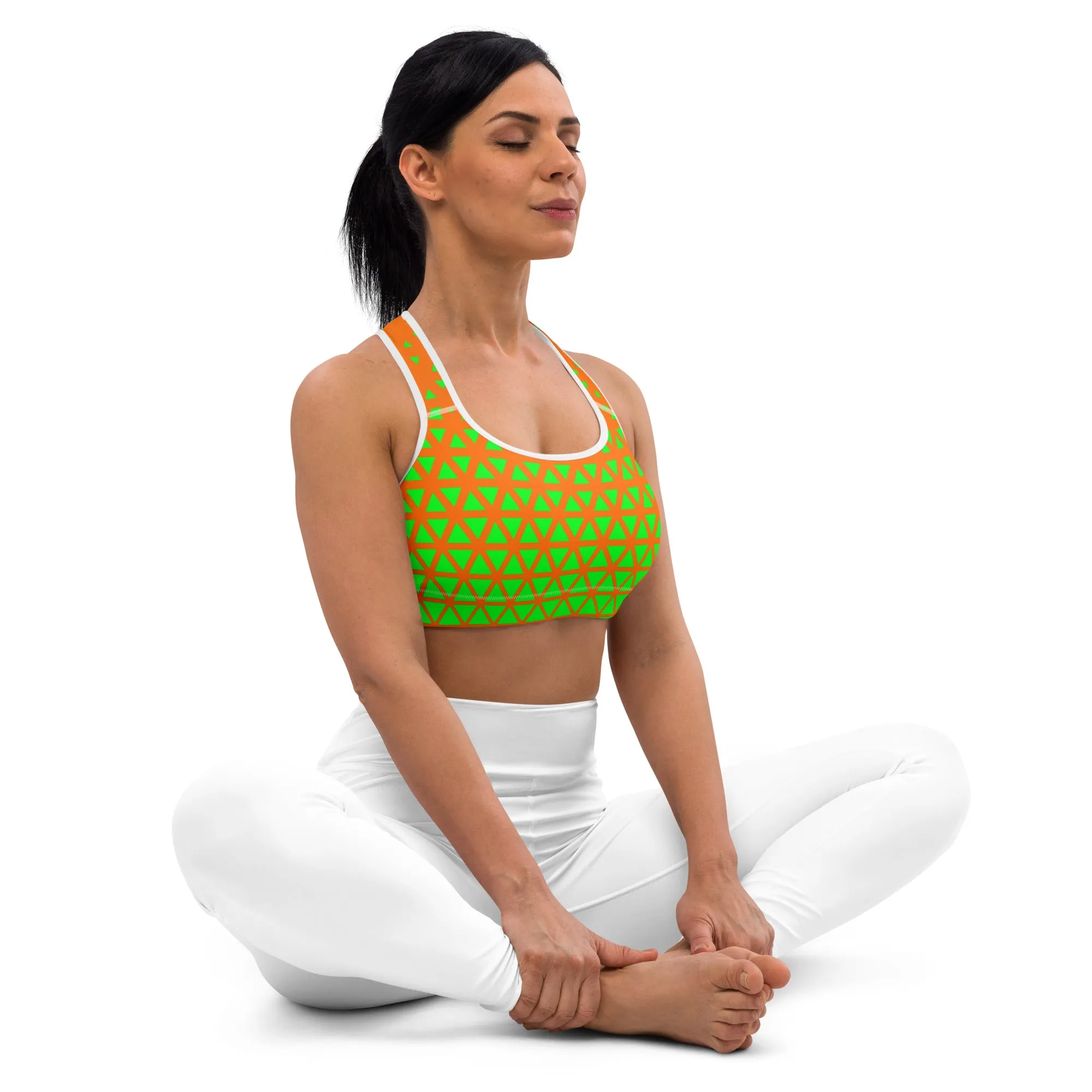 Lemon and Lime - Padded Sports Bra