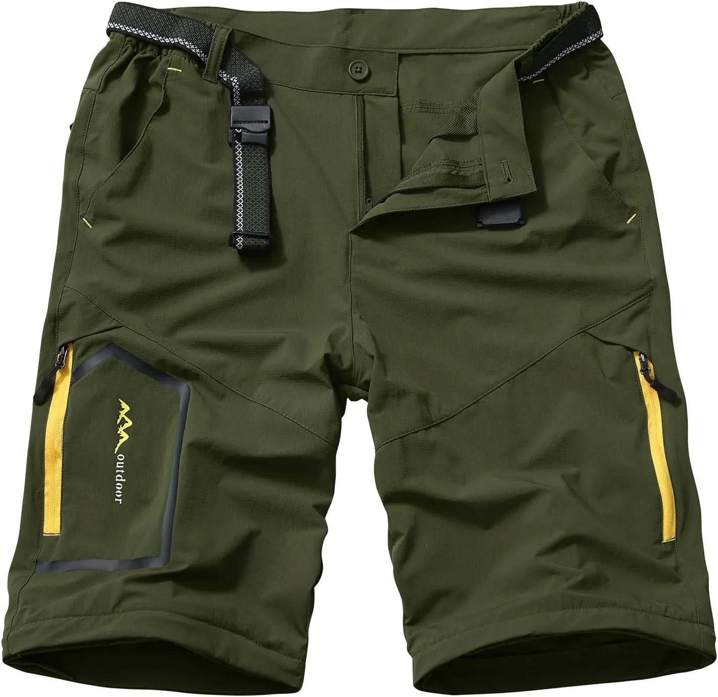 Mens Hiking Pants Convertible Quick Dry Lightweight Zip Off Outdoor Fishing Safari Pants