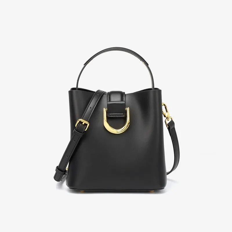 Purpdrank - Women Handbag 100% Genuine Leather HandBag Casual Cross Body Real Leather woman Messenger Bag Lady Shoulder Bags Totes handtas