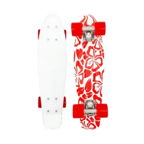 Swell Aloha Complete Cruiser 22" - White/Red